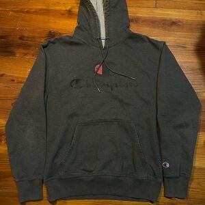 Champion Men's Charcoal Gray Hoodie